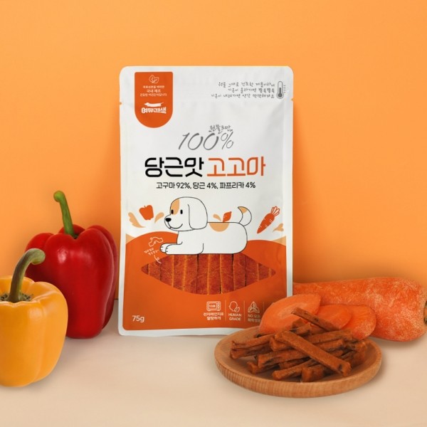 [여유견생] 과일 고고마 75g 당근맛