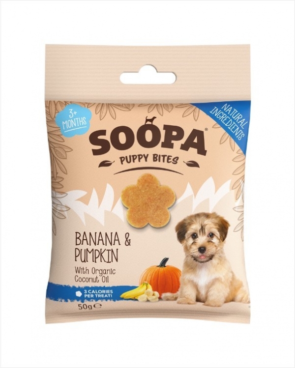 페오펫몰,수파 식물성 야채간식 퍼피 헬시바이트 바나나&호박 50g [최저가]