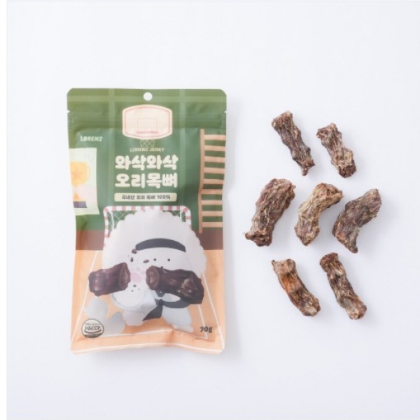 로렌츠 와삭와삭 오리목뼈 70g [최저가]