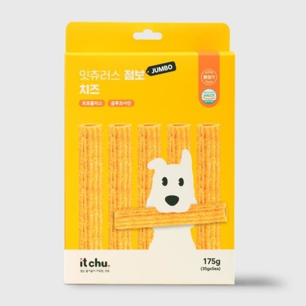 페오펫몰,[핏펫] 잇츄러스 점보 오리지널 덴탈껌 2종 (5개입) 대형견 오래먹는 간식