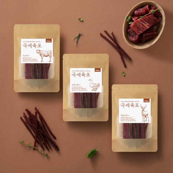 [핏펫] 잇츄 츄잇 강아지 저칼로리 극세육포 3종 택 1