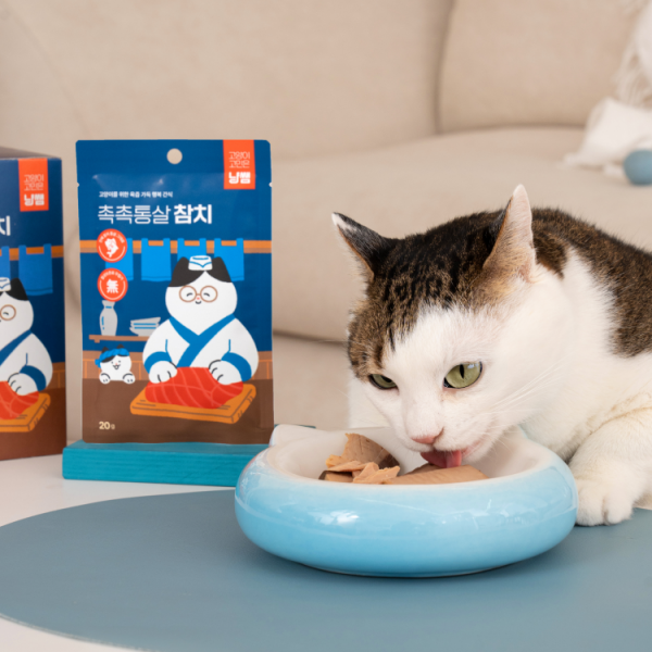 페오펫몰,[핏펫] 냥쌤 고양이간식 촉촉 통살 참치 20g [1p/10p]