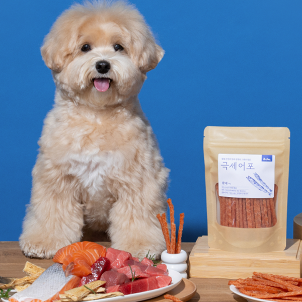 페오펫몰,[핏펫] 츄잇 강아지 저칼로리 극세어포 40g 3종 택 1 (참치/연어/황태)