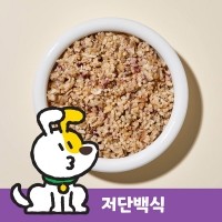 [펫픽] 원더랜드 촵촵촵 키드니삼치쌀 저단백 신장관리 강아지 자연식 화식 사료 500g