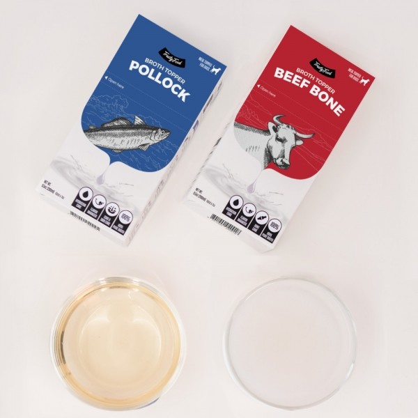 페오펫몰,[행복특가] 트러스티푸드 브로스 토퍼 사료 육수  280ml (소 사골/폴락) [최저가]