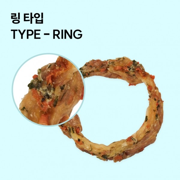 페오펫몰,트러스티푸드 코코넛 덴탈 터키츄 링 10g