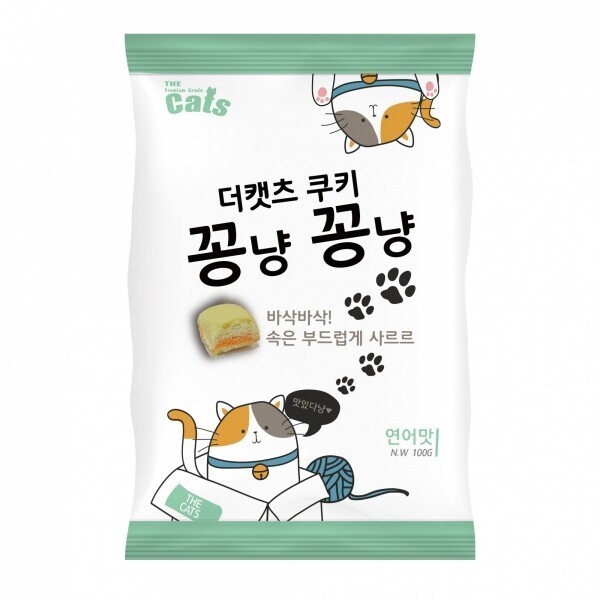 페오펫몰,더캣츠 꽁냥꽁냥 4종 100g