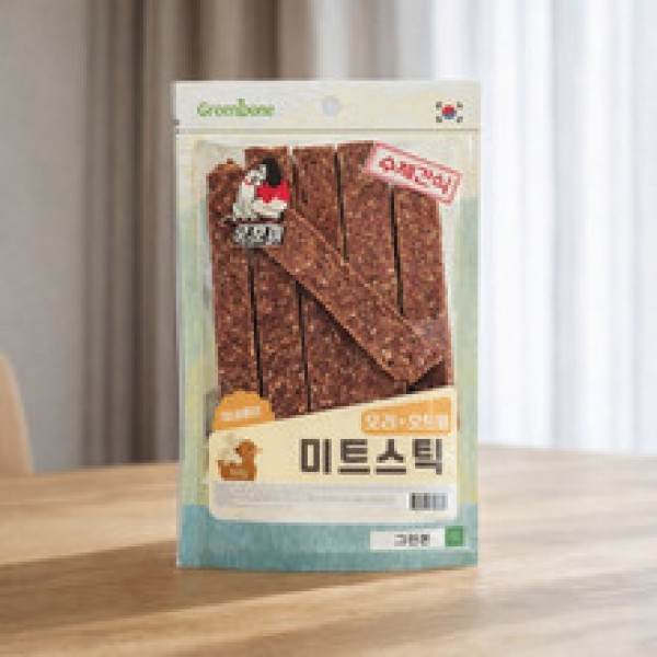 굿보이 미트스틱 오리 오트밀 100g