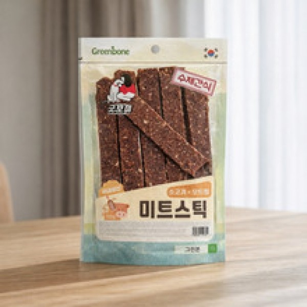 굿보이 미트스틱 소고기 오트밀 100g