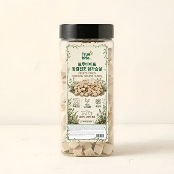 트루바이트 닭가슴살 동결건조 160g