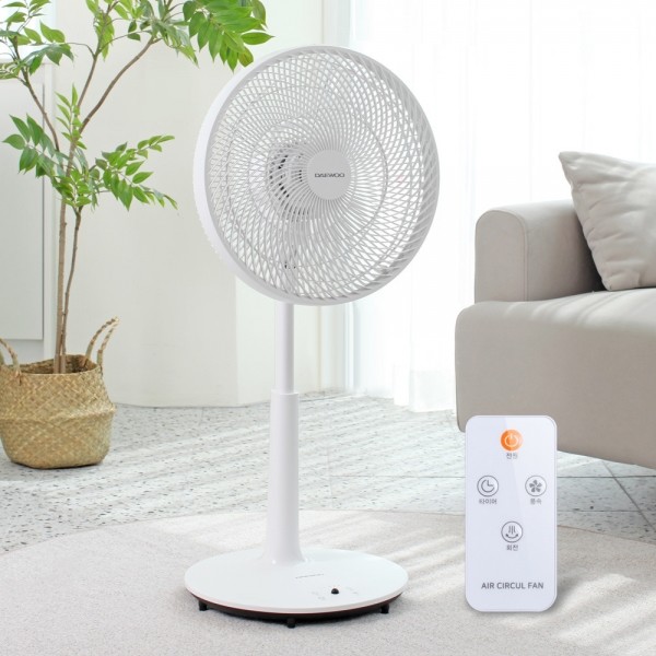 페오펫몰,대우 DEF-140F 에어 서큘팬 선풍기 (리모컨 포함)