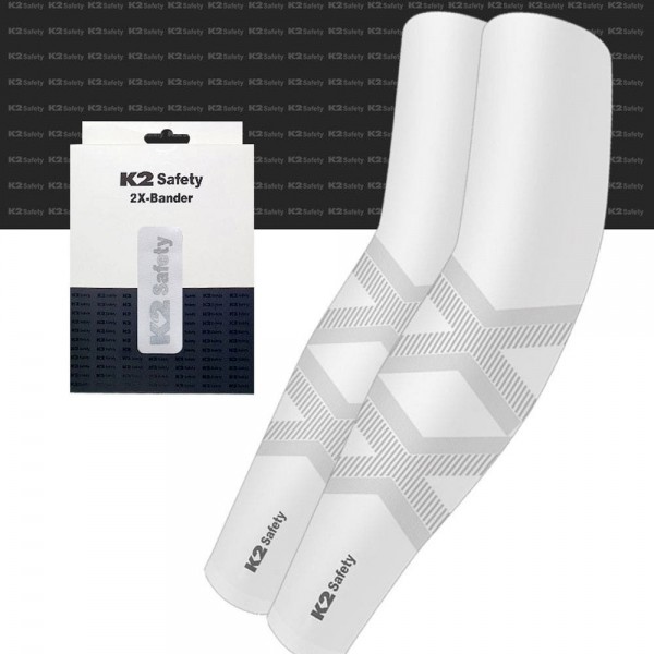 페오펫몰,[반려인혜택] K2 Safety 2X-Bander 쿨토시 골프 팔토시 화이트
