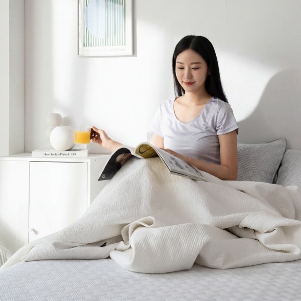 페오펫몰,[테라톤] 한일의료기 3D 에어매쉬 냉감 쿨패드 여름 침대 매트 고정 밴드 슈퍼싱글 120×205cm