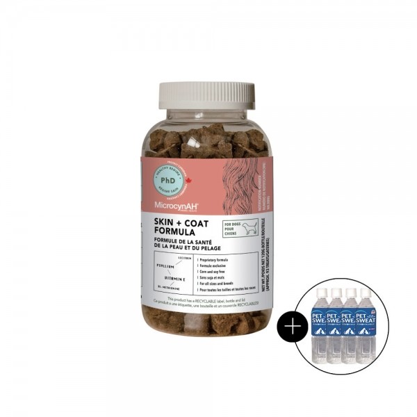 마이크로신 도그 헤어볼 앤 스킨 + 코트 120g 펫스웨이트 증정 500ml 4개