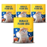 딩동펫 고양이 프레시고 카사바 모래 4kg 2개
