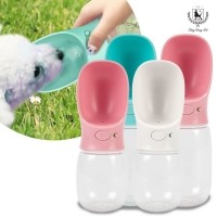 딩동펫 반려동물 휴대용 버튼식 물병 민트 350ml + 풉백 3롤