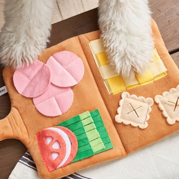 페오펫몰,딩동펫 강아지 소프트 메뉴판 다이어리 노즈워크 장난감