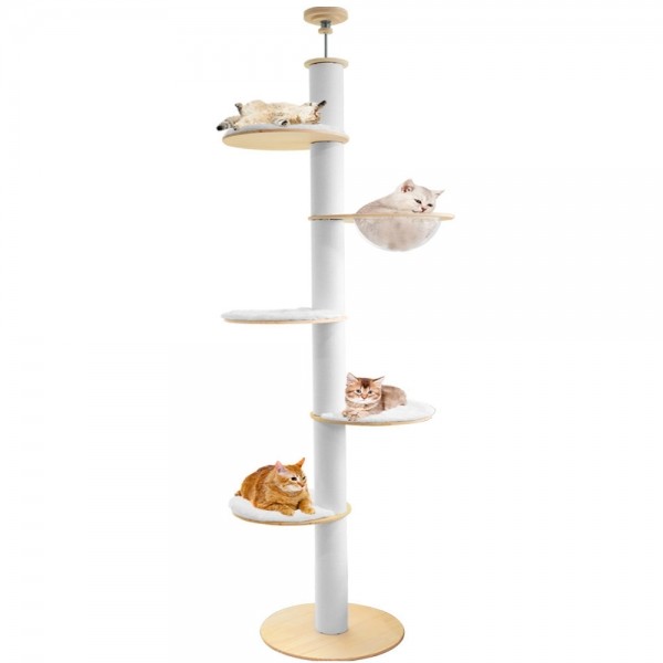 페오펫몰,딩동펫 고양이 수플레 5단 스크래쳐 캣폴