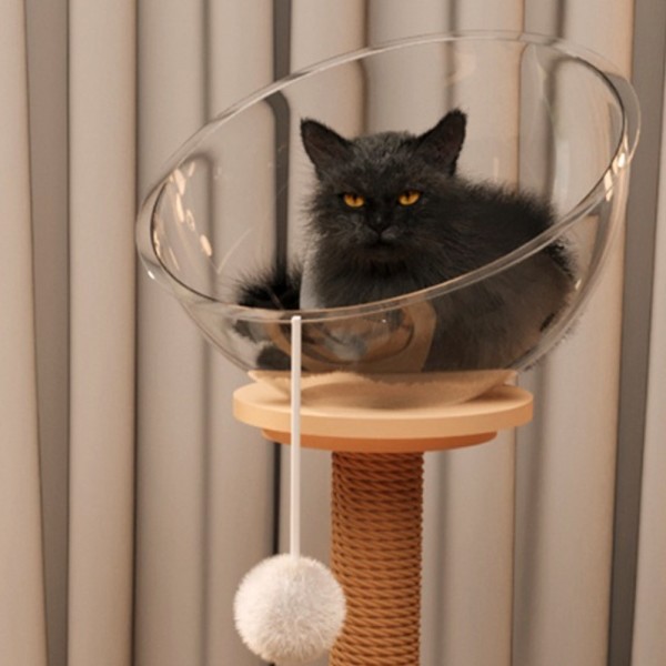 페오펫몰,딩동펫 고양이 트랙볼 더블 스페이스 스크래쳐 캣타워