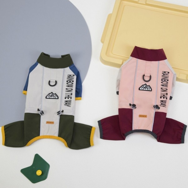 페오펫몰,딩동펫 반려동물 레이싱 바람막이 하네스 방수 올인원