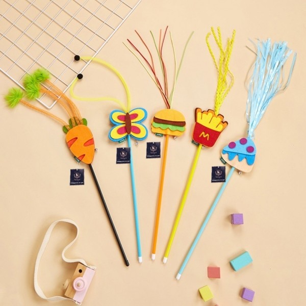 페오펫몰,딩동펫 고양이 냠냠 수술 낚시대 장난감