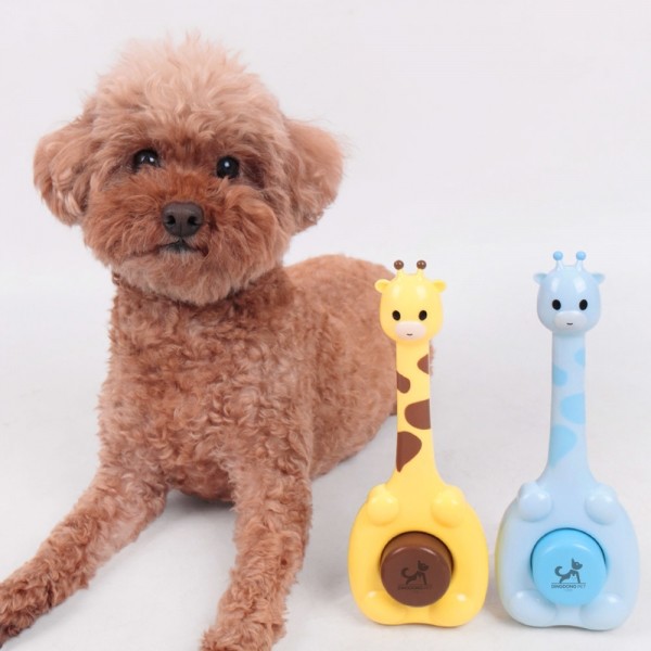 페오펫몰,딩동펫 반려동물 기린 원터치 브러쉬