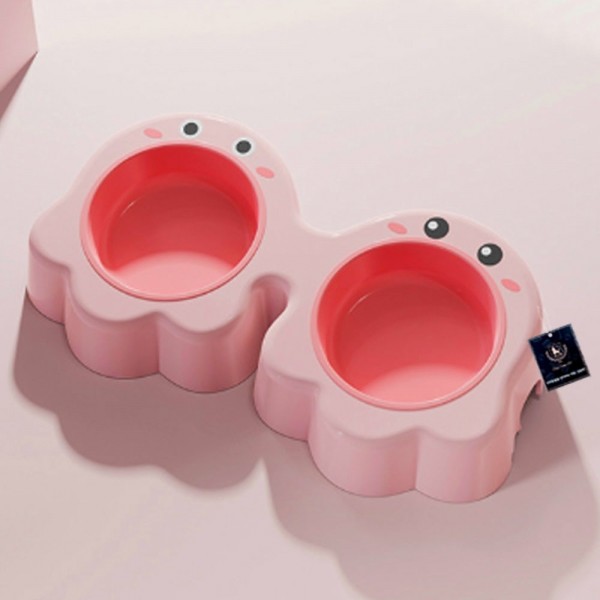 페오펫몰,딩동펫 반려동물 문어 더블 보울 식기