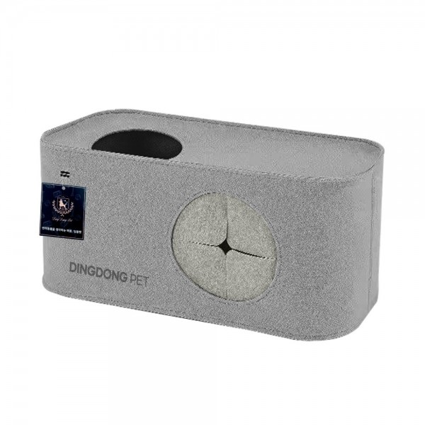 페오펫몰,딩동펫 고양이 직사각 숨숨집 캣하우스