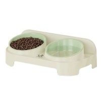 딩동펫 반려동물 경사형 테이블 더블 보울 식기