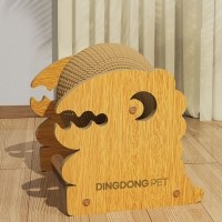 딩동펫 고양이 사이잘 우드 스크래쳐 볼 공굴리기