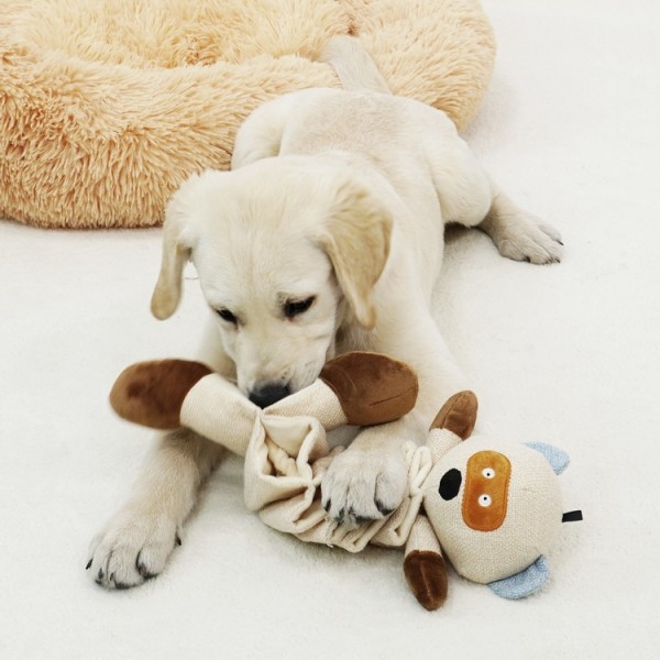 페오펫몰,신나개 강아지 장난감 랜덤박스 4종 SET 노즈워크 터그놀이 삑삑이 산책용품