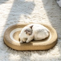 레토 고양이 스크래쳐 특대형 사이잘삼 침대 60x40