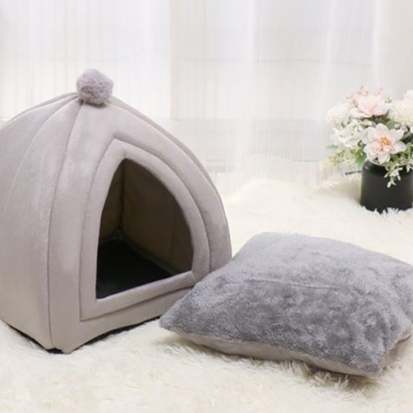 포시즌 강아지하우스 고양이 숨숨집 이글루 고양이 침대 애견 텐트 그레이하우스