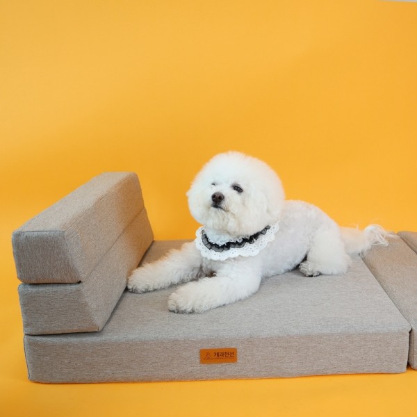 페오펫몰,개과천선 접이식 침대 폴더블 강아지 방석 130cm
